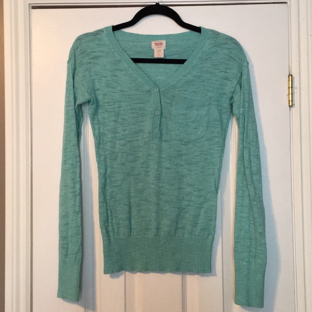 Mossimo Sea Green Sweater